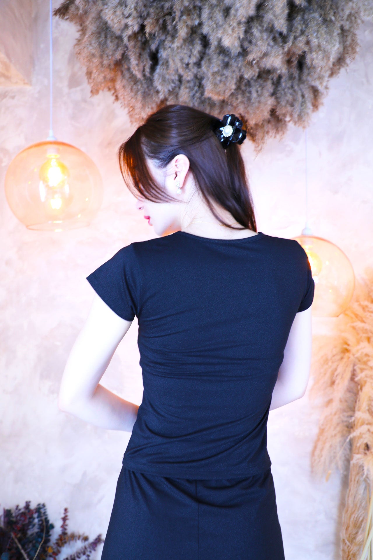 Lame Glow T-shirts / midnight black
