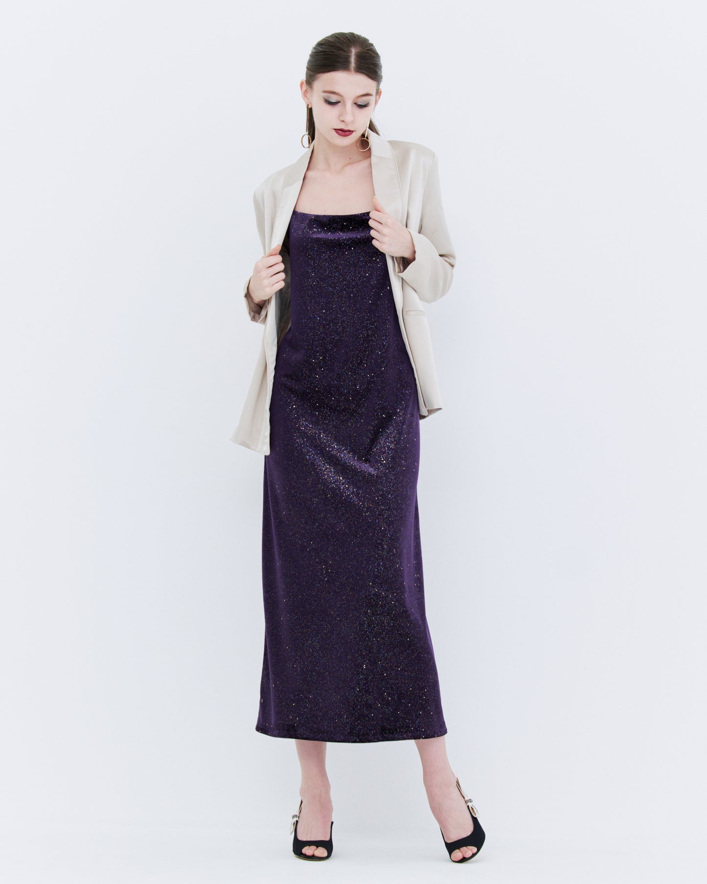 クリスタルスターワンピース/パープル