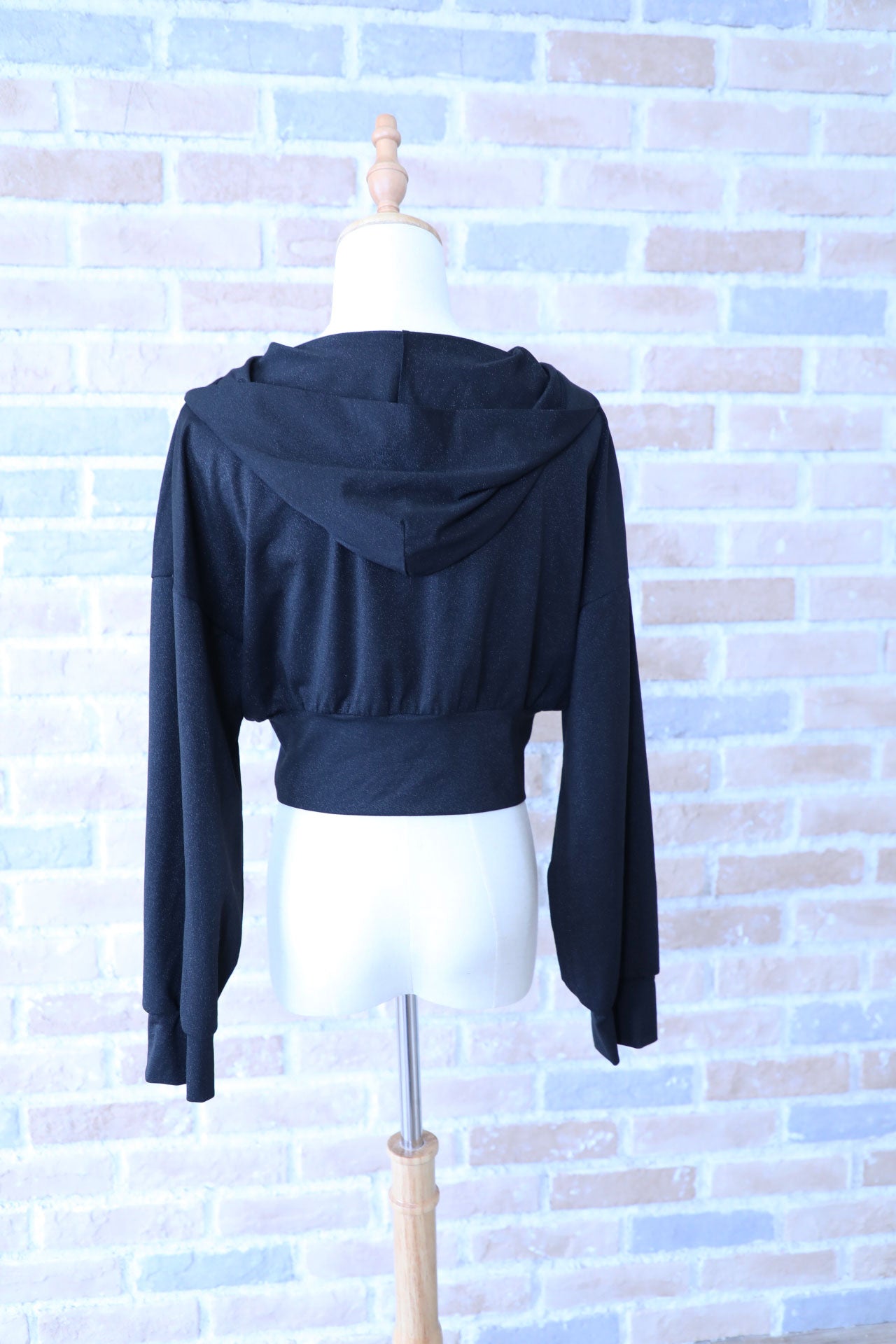 Lame Glow Hoodie / Midnight black