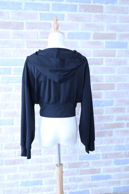 Lame Glow Hoodie / Midnight black