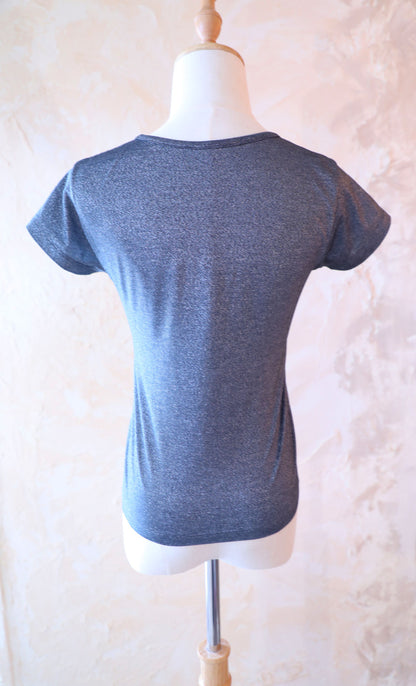 Lame Glow T-shirts / Moon gray