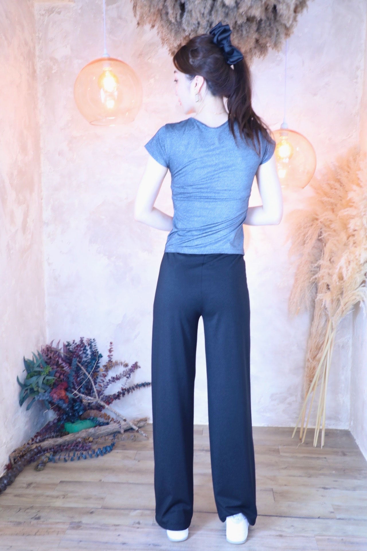 Lame Glow T-shirts / Moon gray