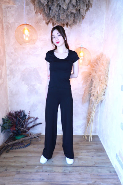 Lame Glow Pants / Midnight black