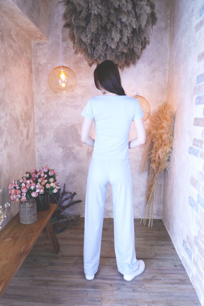 Lame Glow Pants / Cool white