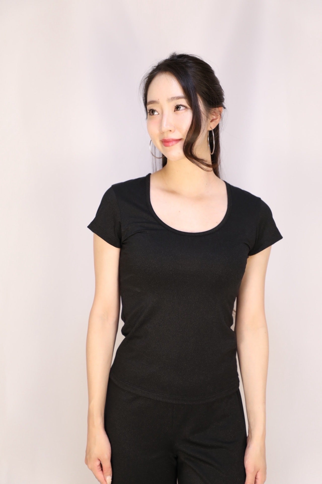 Lame Glow T-shirts / midnight black